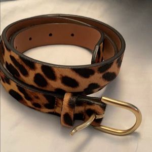 JCrew calf hair belt